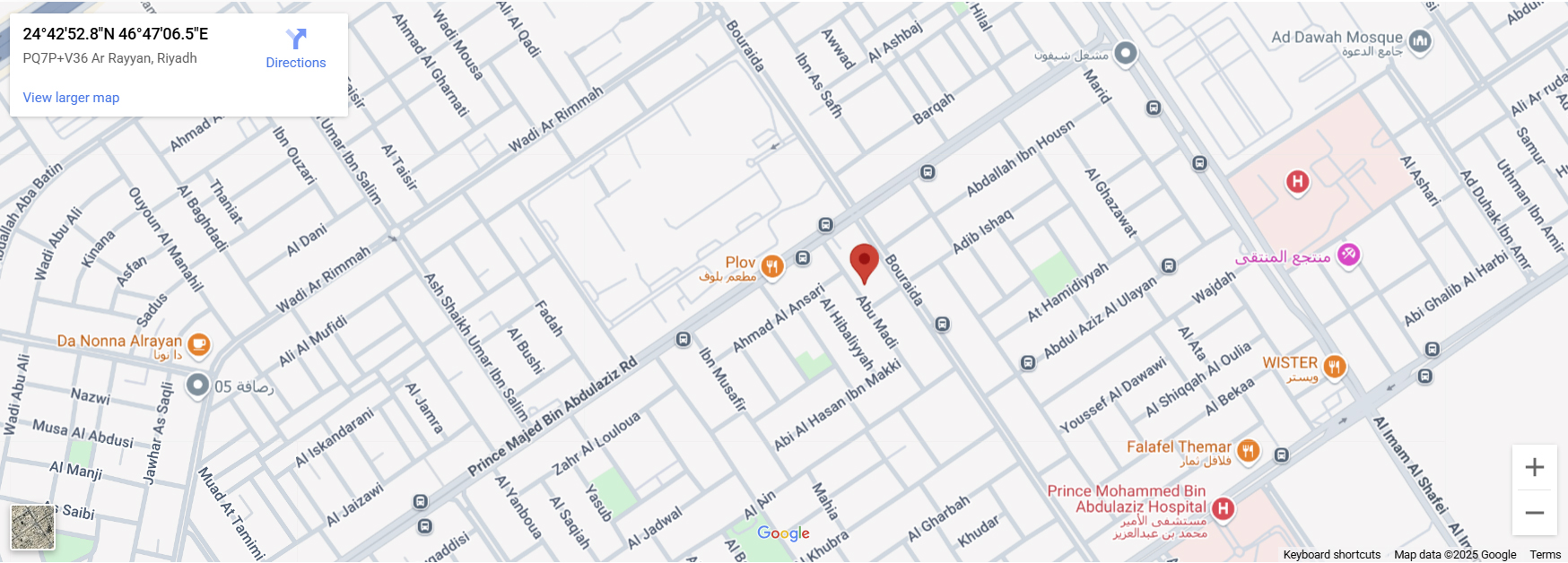 خريطة الموقع