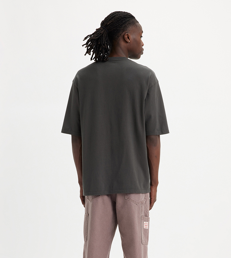 Embroidered crew neck T-shirt hover image